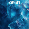 Frozen Abyss Wallpaper with Glacial Echoes wallpaper for iPhone, iPad & Mac