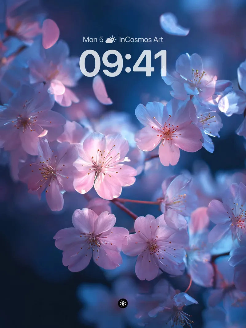 Ethereal Blossom Wallpaper in Soft Focus wallpaper for iPhone, iPad & Mac