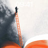 Ascendant Ladder Wallpaper with Floating Pages wallpaper for iPhone, iPad & Mac