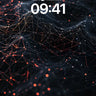 Neon Web Wallpaper with Pulse Lines wallpaper for iPhone, iPad & Mac