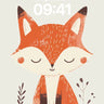 Serenity Fox Wallpaper with Whispering Leaves wallpaper for iPhone, iPad & Mac