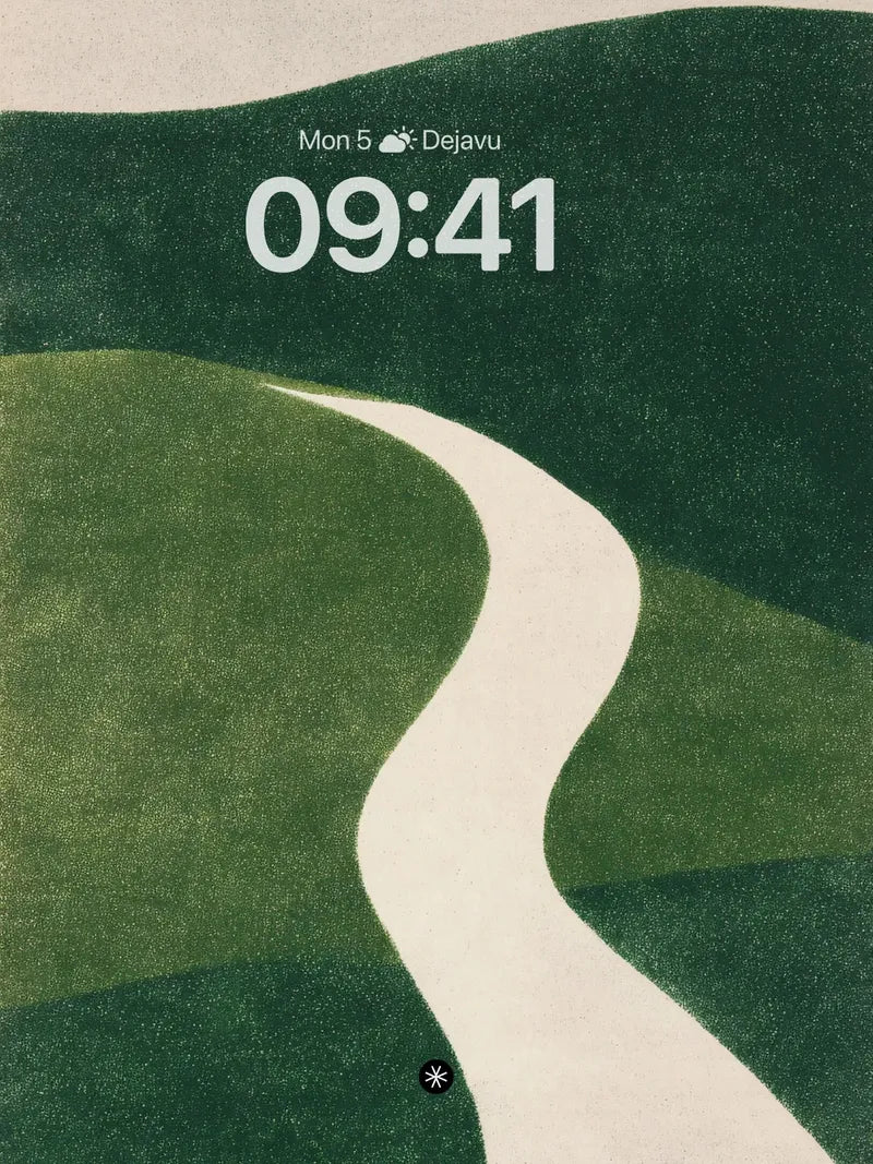 Emerald Valley Pathway Background