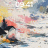 Whispering Snowfall Wallpaper with Autumn Hues wallpaper for iPhone, iPad & Mac