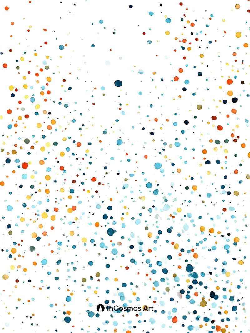 Cosmic Confetti Wallpaper with Floating Dots wallpaper for iPhone, iPad & Mac
