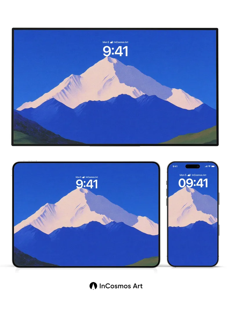 Crisp Zenith Wallpaper with Alpine Silence