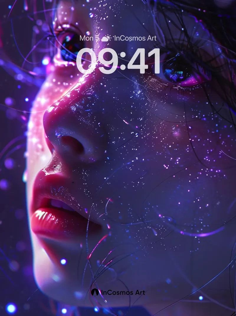 Cosmic Whisper Wallpaper with Starlit Skin