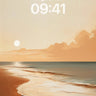Golden Hush Wallpaper with Sunlit Foam wallpaper for iPhone, iPad & Mac