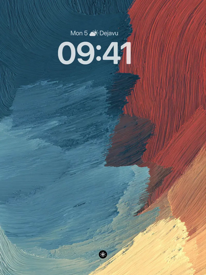 Serene Brushstroke Gradient Flow Wallpaper