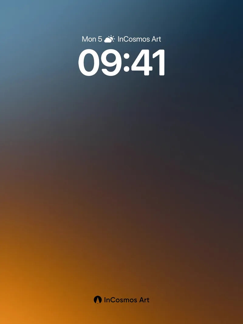 Midnight Ember Wallpaper with Golden Hush