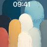 Pastel Abstract Shapes Wallpaper Background
