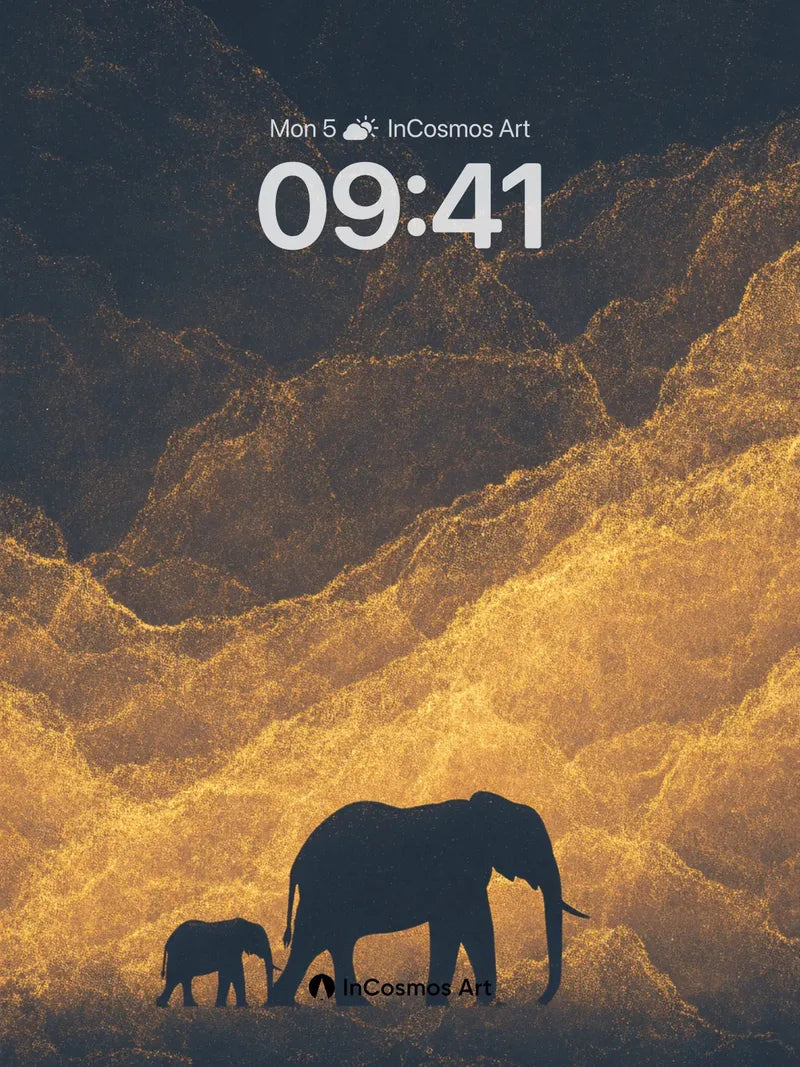 Golden Hush Wallpaper with Whispering Sands