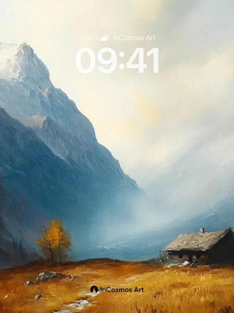 Serenity in Stone Wallpaper with Autumn Whisper