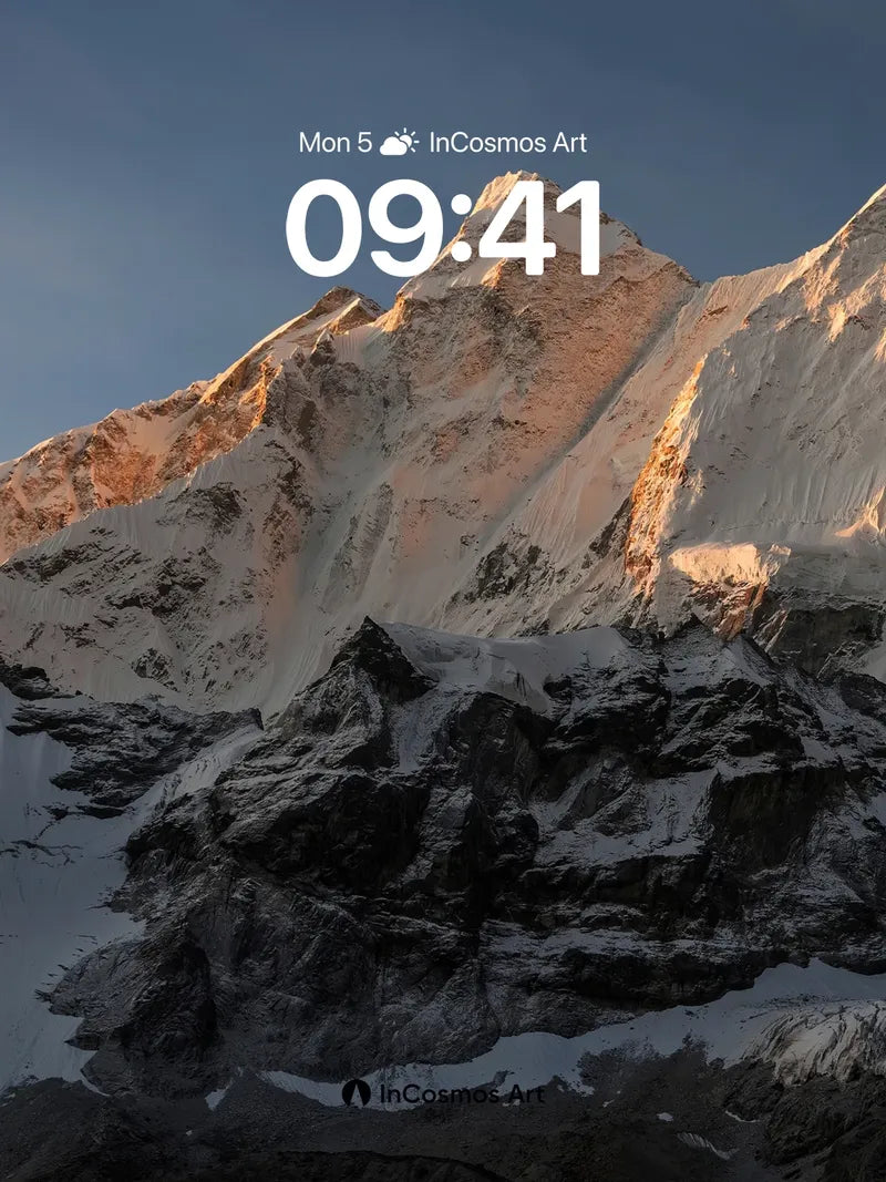 Alpenglow Frost Wallpaper with Dawn's Edge