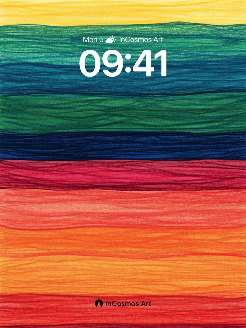 Surreal Horizon Wallpaper with Liquid Light