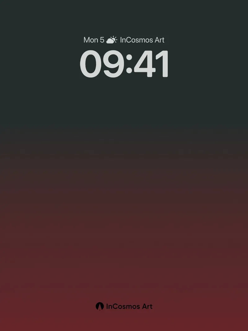 Velvet Nightfall Wallpaper with Crimson Depth