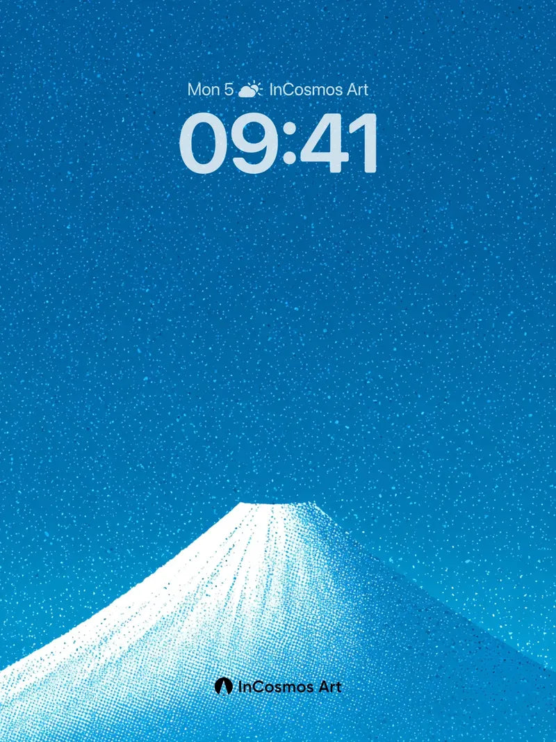 Silent Snowfall Wallpaper with Mountain Hush