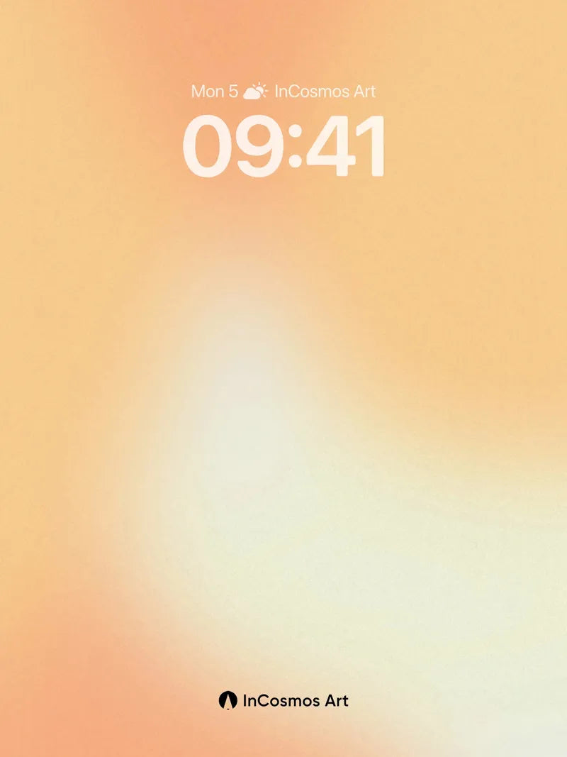 Soft Hush Gradient Wallpaper with Ethereal Light