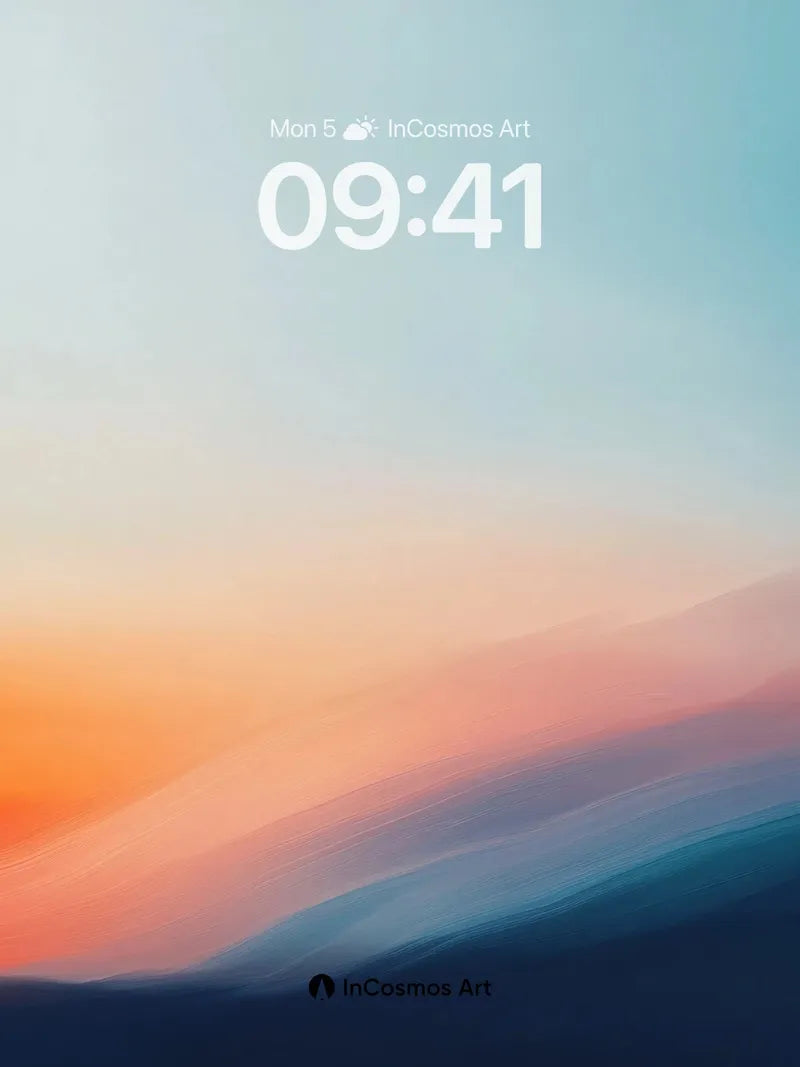 Serenity Horizon Wallpaper with Distant Light