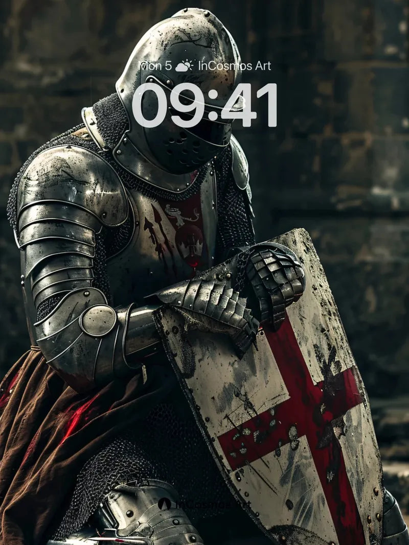Iron Reverie Wallpaper with Knight's Silence wallpaper for iPhone, iPad & Mac