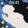 Luminous Embrace Wallpaper with Celestial Bloom wallpaper for iPhone, iPad & Mac