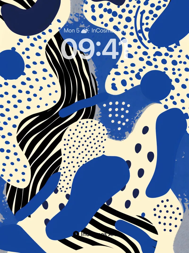 Electric Pulse Wallpaper with Dotted Whispers wallpaper for iPhone, iPad & Mac