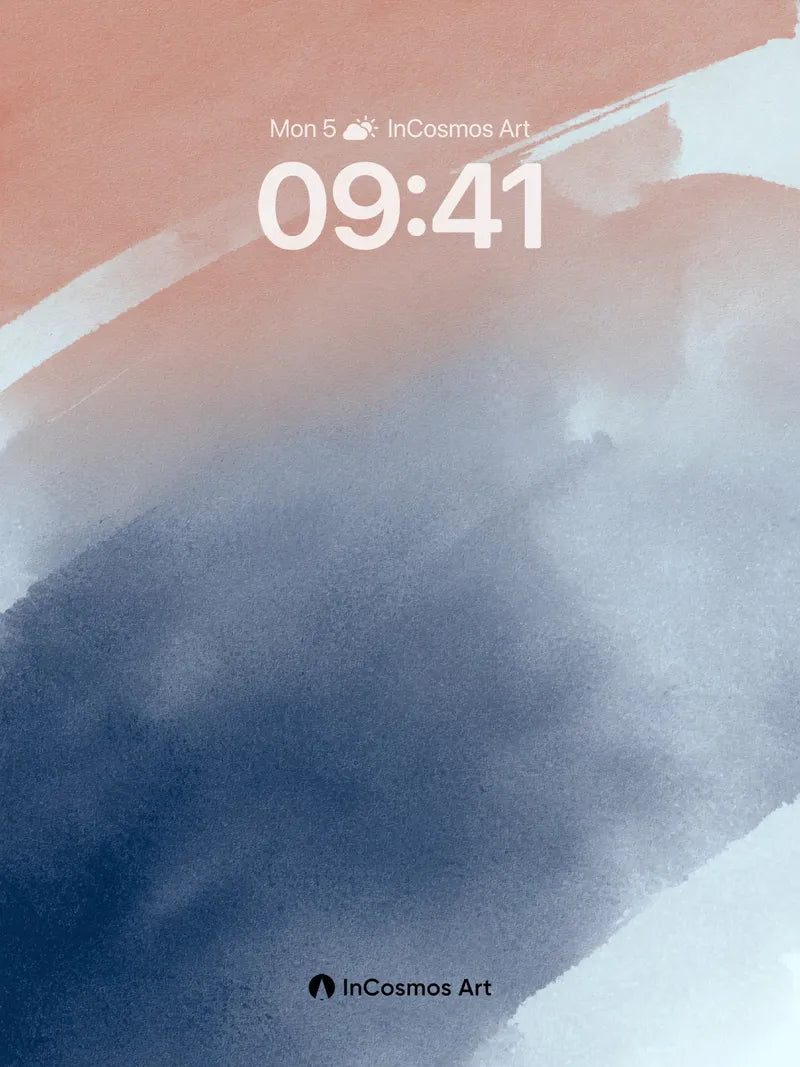 Serene Gradient Wash Wallpaper in Soft Haze