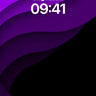 Velvet Shadow Wallpaper with Deep Wave Forms wallpaper for iPhone, iPad & Mac