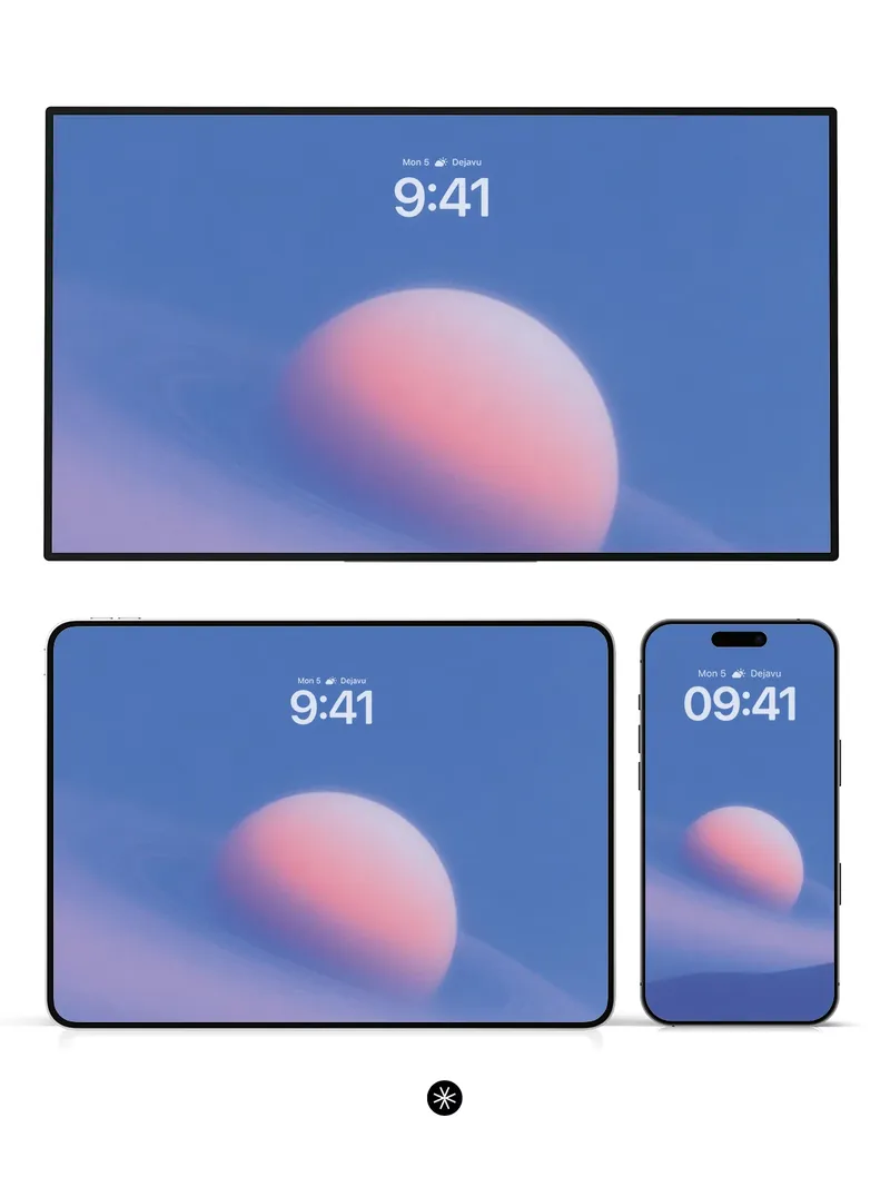 Ethereal Pink Moon Wallpaper