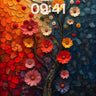 Chromatic Bloom Wallpaper with Mosaic Pulse wallpaper for iPhone, iPad & Mac