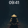 Silent Shadow Wallpaper with Conical Hat wallpaper for iPhone, iPad & Mac