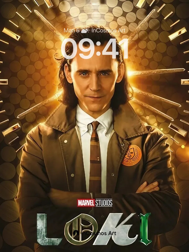 Golden Timekeeper Wallpaper with Chrono Radiance