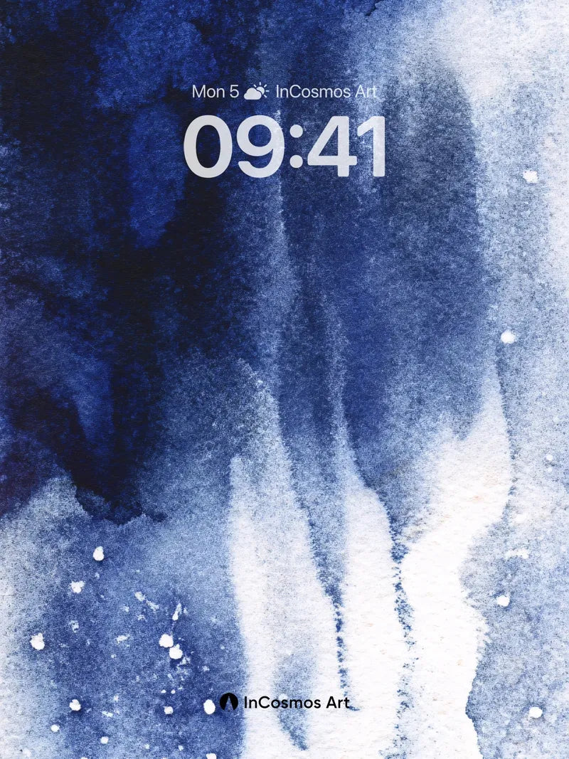 Indigo Veil Wallpaper with Starlit Drift