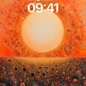 Surreal Sunset Wallpaper with Cosmic Dots wallpaper for iPhone, iPad & Mac
