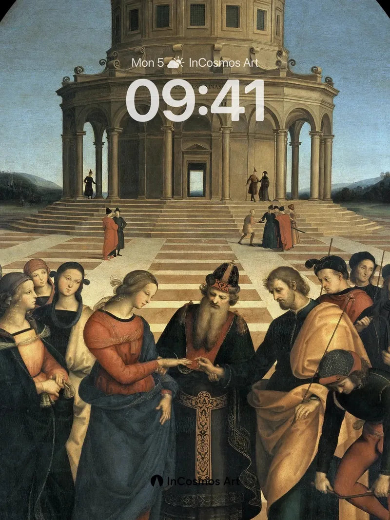 Sacred Geometry Wallpaper with Renaissance Light