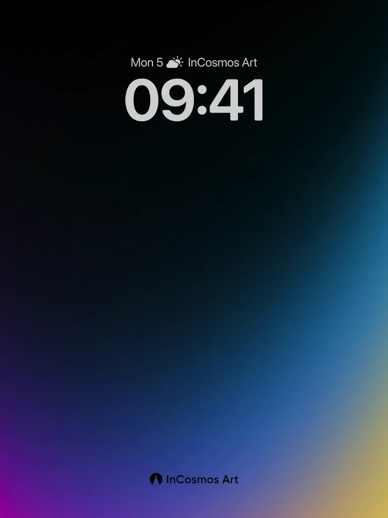 Velvet Gradient Wallpaper with Cosmic Hues