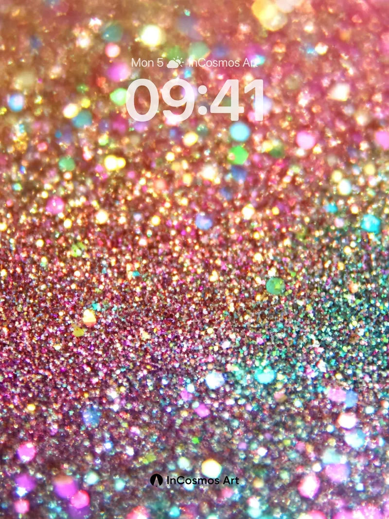 Cosmic Sparkle Wallpaper with Prism Dust