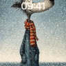Whimsical Snowfall Wallpaper with Quirky Canine Charm wallpaper for iPhone, iPad & Mac
