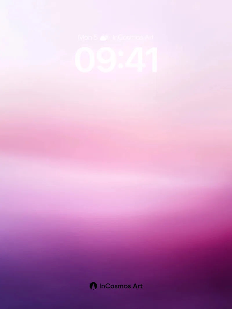 Luminous Hush Wallpaper with Ethereal Gradient