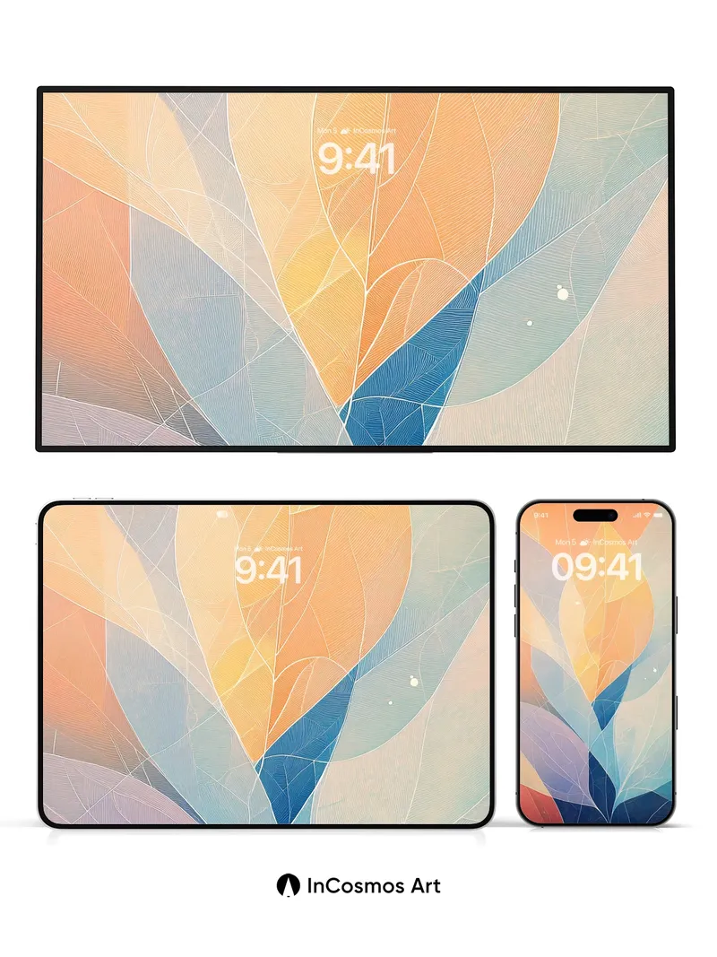 Serene Vein Wallpaper with Ethereal Light