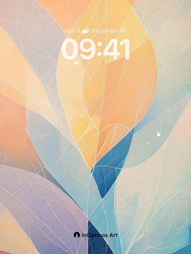 Serene Vein Wallpaper with Ethereal Light