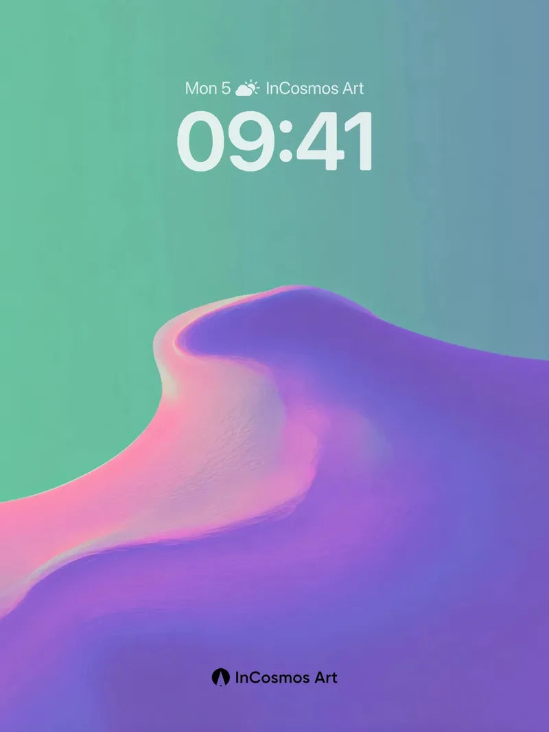 Luminous Dune Wallpaper with Ethereal Flow