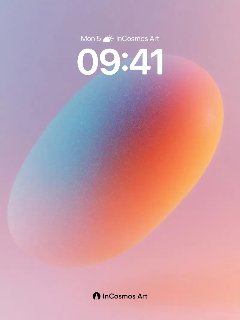 Soft Gradient Wallpaper with Ethereal Light