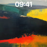 Fiery Horizon Wallpaper with Shadowed Depth wallpaper for iPhone, iPad & Mac