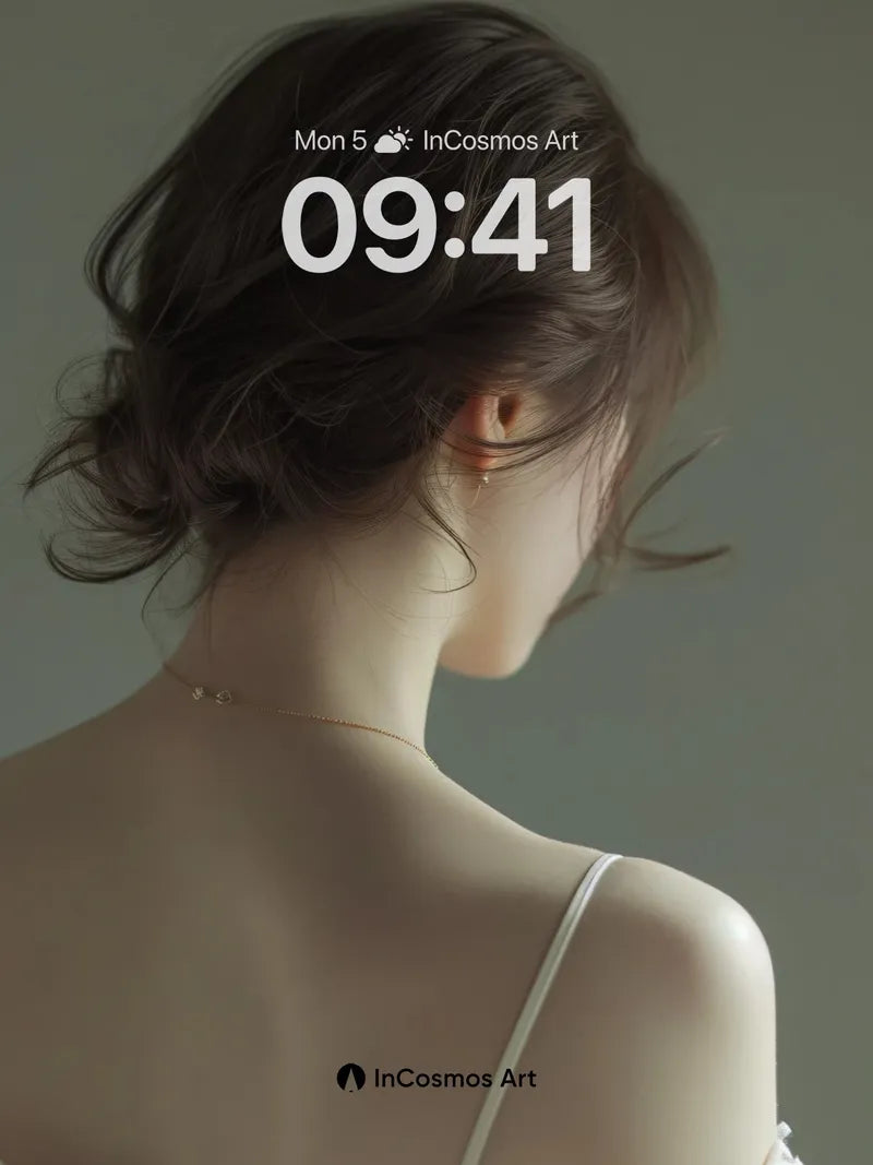 Silken Stillness Wallpaper with Whispering Light