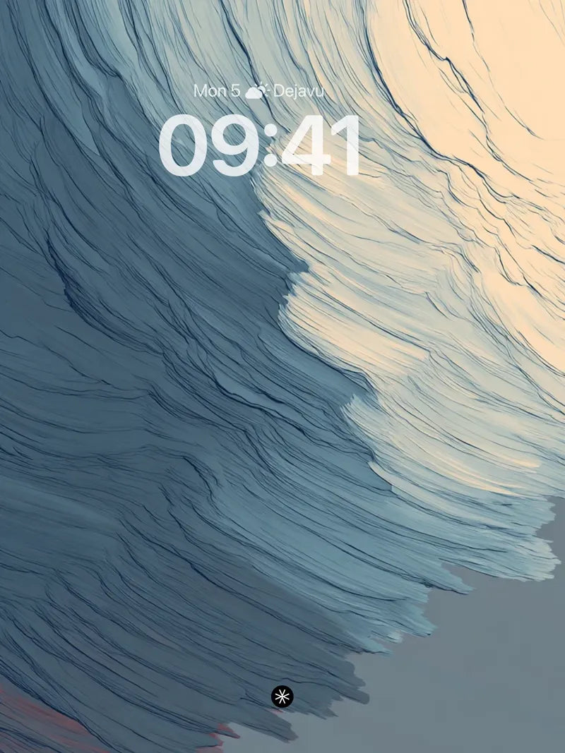 Fluid Motion Gradient Flow Wallpaper