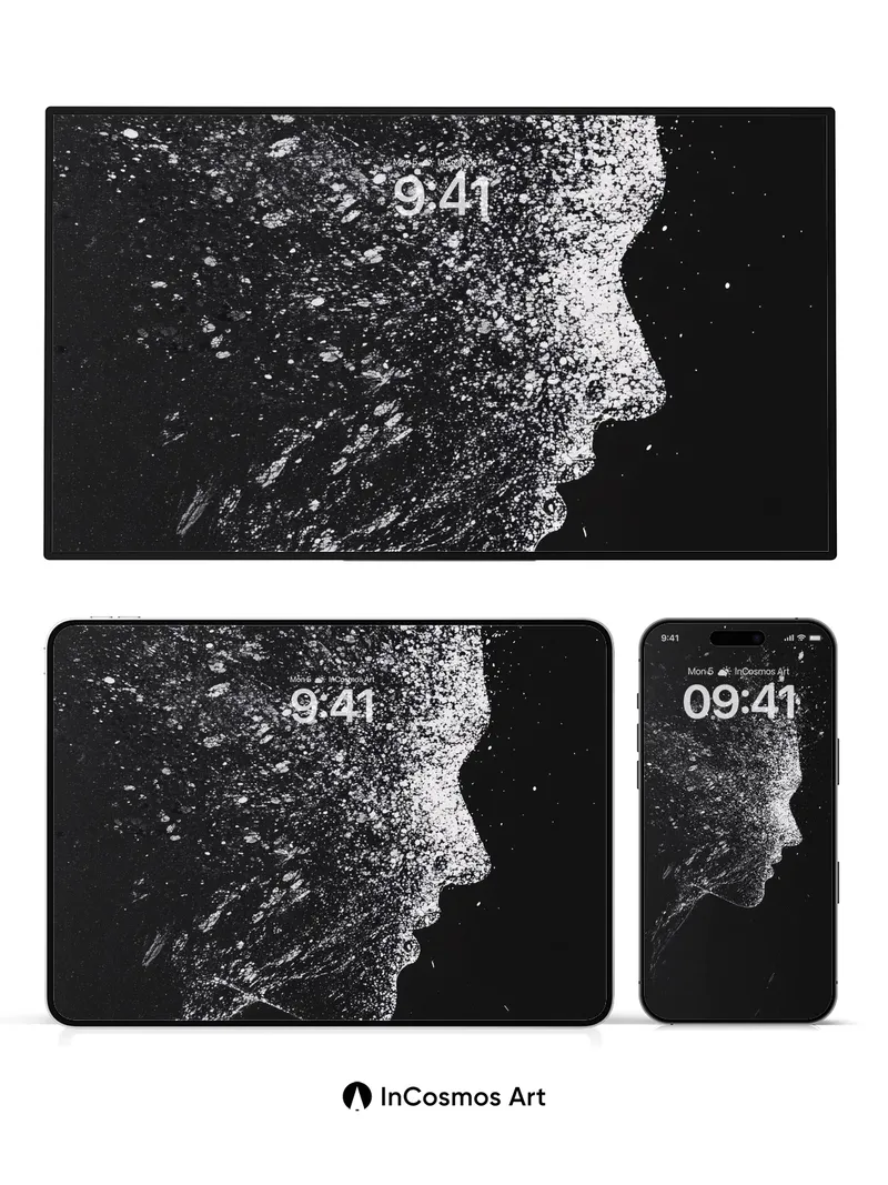 Fragments of Light Wallpaper with Dissolving Profile