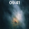Misty Solitude Wallpaper with Fox in Light wallpaper for iPhone, iPad & Mac