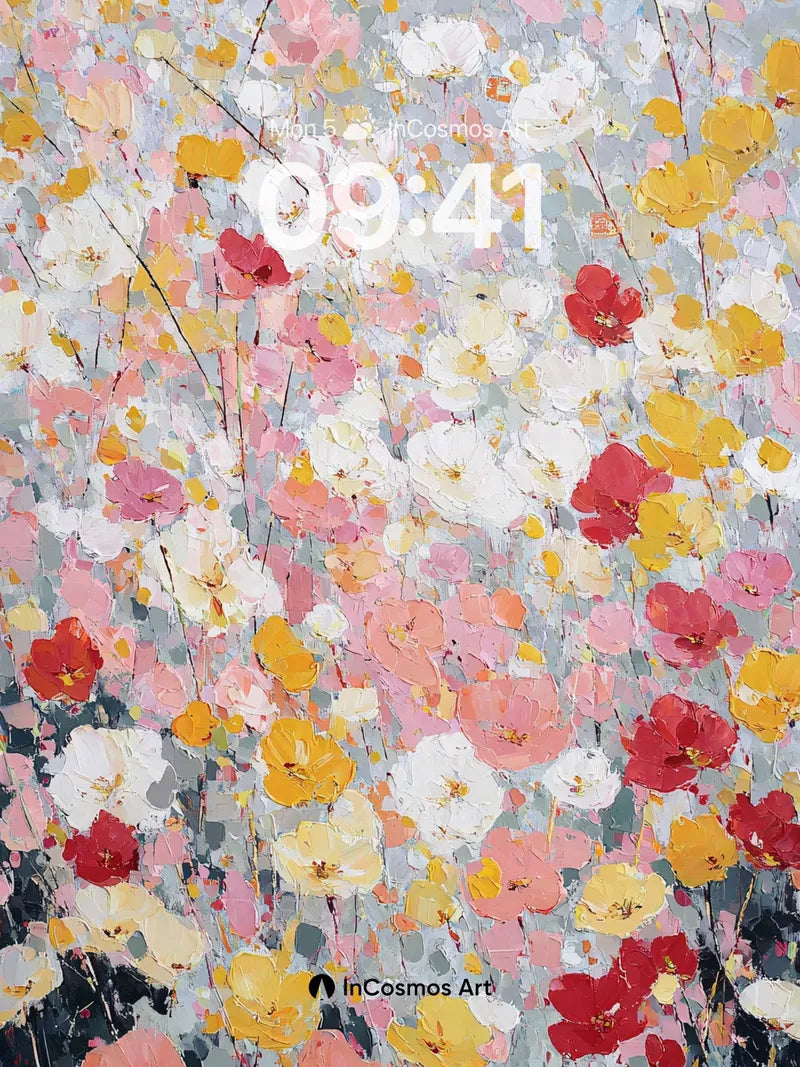 Whispering Petal Wallpaper with Soft Light Veils wallpaper for iPhone, iPad & Mac