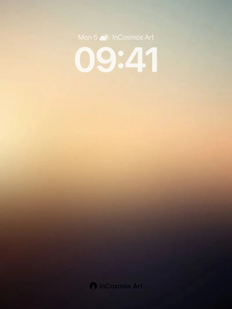 Serenity Gradient Wallpaper with Ethereal Hues