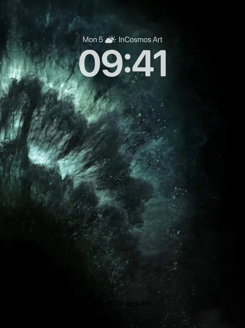 Cosmic Veil Wallpaper with Starlit Drift